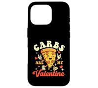 Los carbohidratos Son mi San Valentín - Pizza Baker para Amantes de la Comida Italiana Carcasa para iPhone 16 Pro