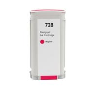 Los Cartuchos De Tinta 728 F9J67A, F9J66A, F9J65A Son Compatibles Con HP Las Impresoras DesignJet T830, T730.(130ml Magenta)
