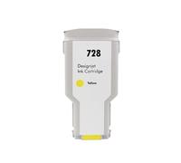 Los Cartuchos De Tinta 728 F9J67A, F9J66A, F9J65A Son Compatibles Con HP Las Impresoras DesignJet T830, T730.(300ml Yellow)