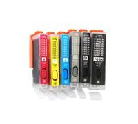 Los Cartuchos de Tinta de llenado Universal de 1set Compatible con MG5580 7580 MX728 MX928 920 928 MG6680 5680 IX6780 6880 8700 Impresoras PGI850 CLI851(6colos1set)