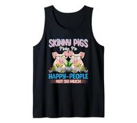 Los Cerdos Flacos me Hacen Feliz, la Gente no Tanto Camiseta sin Mangas