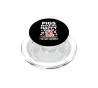Los Cerdos me Hacen Feliz, no Tan Gracioso Dicho PopSockets PopGrip para MagSafe