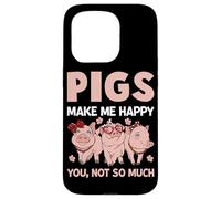 Los Cerdos me Hacen Feliz no Tanto Carcasa para iPhone 15 Pro