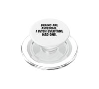 Los Cerebros Son increíbles, desearía Que Todos tuvieran una Broma Divertida PopSockets PopGrip para MagSafe