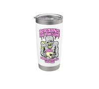 Los cerebros son increíbles, desearía que todos tuvieran una momia de Halloween Vaso térmico de acero inoxidable de doble pared