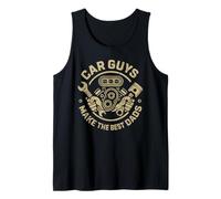 Los chicos del coche son los mejores papás, divertido padre mecánico de garaje Camiseta sin Mangas