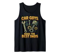 Los chicos del coche son los mejores papás, divertido padre mecánico de garaje Camiseta sin Mangas
