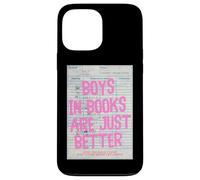 Los chicos en los libros son mejores vintage Carcasa para iPhone 13 Pro Max