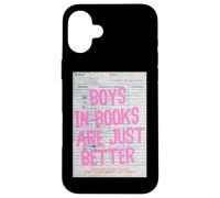 Los chicos en los libros son mejores vintage Carcasa para iPhone 16 Plus