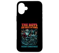 Los Chicos están de Vuelta en la Ciudad Navidad Jesús Santa Rock n Roll Carcasa para iPhone 16 Plus