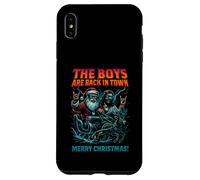Los Chicos están de Vuelta en la Ciudad Navidad Jesús Santa Rock n Roll Carcasa para iPhone XS MAX