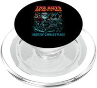 Los Chicos están de Vuelta en la Ciudad Navidad Jesús Santa Rock n Roll PopSockets PopGrip para MagSafe