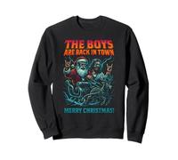 Los Chicos están de Vuelta en la Ciudad Navidad Jesús Santa Rock n Roll Sudadera