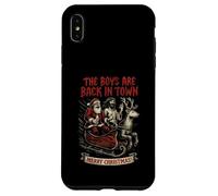 Los Chicos están de Vuelta en la Ciudad Navidad Jesús y Santa Claus Carcasa para iPhone XS MAX