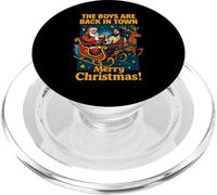 Los Chicos están de Vuelta en la Ciudad Navidad Jesús y Santa PopSockets PopGrip para MagSafe