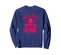 Los Chicos Reales Visten Rosa Sudadera, Unisex para Adultos, Azul Marino, L