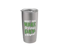 Los chupitos de whisky hacen que el día de San Patricio sea mágico Vaso térmico de acero inoxidable de doble pared