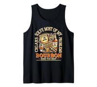 Los cigarros resuelven la mayoría de mis Problemas Bourbon Bebe el Resto Camiseta sin Mangas