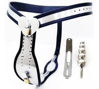 Los cinturones de castidad, las jaulas de castidad de acero inoxidable, los tapones anales y las jaulas para el pene satisfacen los deseos de los amantes del BDSM y son adecuados como juguetes(Schwarz