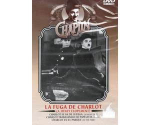 Los Clásicos Inmortales de Chaplin: La Fuga de Charlot, DVD con 3 Películas Clásicas en Blanco y Negro