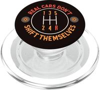 Los Coches Reales no cambian a sí mismos transmisión de 5 velocidades Divertido PopSockets PopGrip para MagSafe