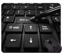 Los Cojines de ratón Divertidos de la matemáticas de la geometría de la química de la Ciencia, entran el cojín de ratón con el Borde Cosido