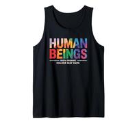 Los colores 100% orgánicos del ser humano pueden variar LGBTQ Camiseta sin Mangas