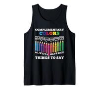 Los Colores complementarios Siempre Tienen Cosas Bonitas Que Decir Artista Camiseta sin Mangas