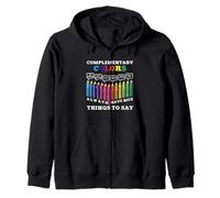 Los Colores complementarios Siempre Tienen Cosas Bonitas Que Decir Artista Sudadera con Capucha