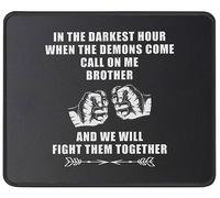 Los Combatiremos Juntos, Hermano Mío Mouse Pad Portátil Mousepad Antideslizante Alfombrilla De Ratón para Gaming Pc Oficina 25X30Cm