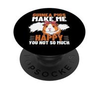 Los Conejillos de Indias me Hacen Feliz no Tan Divertido Conejillo de Indias PopSockets PopGrip Adhesivo