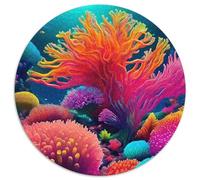 Los corales 1000p Rompecabezas Redondo Adultos-Niños El mar Circular Puzzle Niños: Impossible Regalos Habilidad Familiar 1000pcs (67.5x67.5cm)