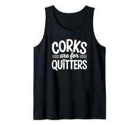Los corchos Son para Dejar de Fumar - Funny Wine Lover Camiseta sin Mangas
