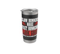 Los corredores lentos hacen que los corredores rápidos amen Miles Run Half Marathon Vaso térmico de acero inoxidable de doble pared