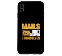 Los correos no se entregan a sí mismos graciosos carteros trabajadores postales Carcasa para iPhone XS Max