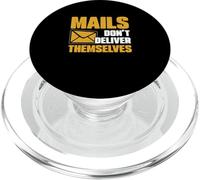 Los correos no se entregan a sí mismos graciosos carteros trabajadores postales PopSockets PopGrip para MagSafe