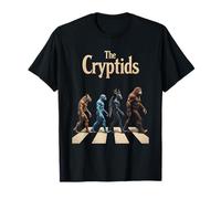 Los Cryptids Bigfoot Mothman Wendigo Chupacabras Camiseta