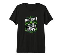 Los Cuencos Poke del Día de San Patricio Hacen Feliz a Este Duende Camiseta Premium
