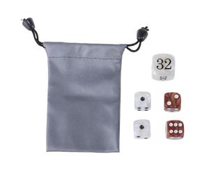 Los dados de backgammon acrílicos elegantes están hechos con perlas para los dados de backgammon