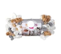 Los dedos tejeron hilos, Hilo de chenilla Chunky Finger Loops de 100 g, multicolor, for tejer a mano, 7 m de largo(Color 38)