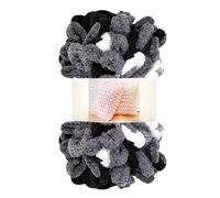 Los dedos tejeron hilos, Hilo de chenilla gruesa for tejer a ganchillo, ovillo de 100 g, poliéster, 5 mm, 7 m, multicolor(35)