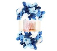 Los dedos tejeron hilos, Hilo de chenilla gruesa for tejer a ganchillo, ovillo de 100 g, poliéster, 5 mm, 7 m, multicolor(39)