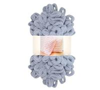 Los dedos tejeron hilos, Hilo de chenilla gruesa for tejer a ganchillo, ovillo de 100 g, poliéster, 5 mm, 7 m, multicolor(14)