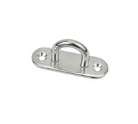 Los demás, 1 grapa de placa de ojo de almohadilla de acero inoxidable 304 con cierre de gancho y bucle, tornillos en forma de U for hamaca de barco M5 M8 M10 M12(Type D,M5)