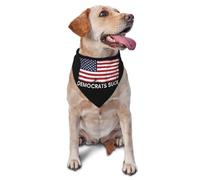 Los Demócratas Apestan Pañuelo para Perro Lavable Bufanda De Mascota Moda Pañuelo Triangular para Gatos Boda Perros Grandes