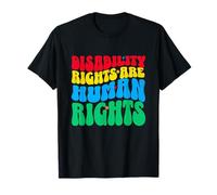 Los derechos de las personas con discapacidad son el mes del orgullo por los derechos humanos y Camiseta