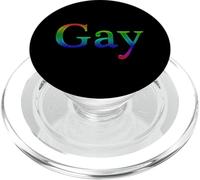 Los Derechos de los homosexuales legalizan el Matrimonio Gay LGBTQIA Bandera del Orgullo Gay PopSockets PopGrip para MagSafe