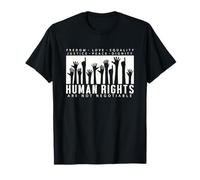 Los Derechos Humanos no Son negociables Cita activista Meme Regalos Camiseta