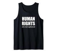 Los Derechos Humanos no Son optativos Cita activista Justicia Social Camiseta sin Mangas