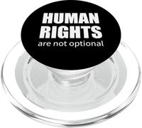 Los Derechos Humanos no Son optativos Cita activista Justicia Social PopSockets PopGrip para MagSafe